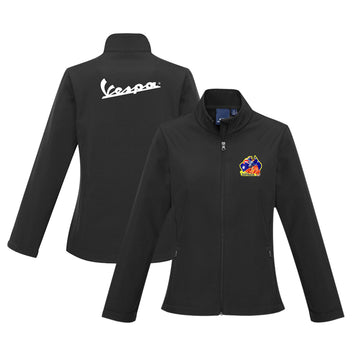 VESPA GIRL - WOMENS SOFTSHELL JACKET
